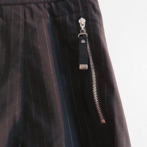 RAFFAELLO ROSSI Candy Pants in Black Pinstripe Travel Lounge Athleisure Sz 14 - Picture 8 of 14